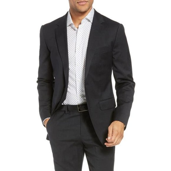 Bonobos Other - BONOBOS - Dark Grey Slim Fit Wool Blazer - Size 38S (New Without Tags)